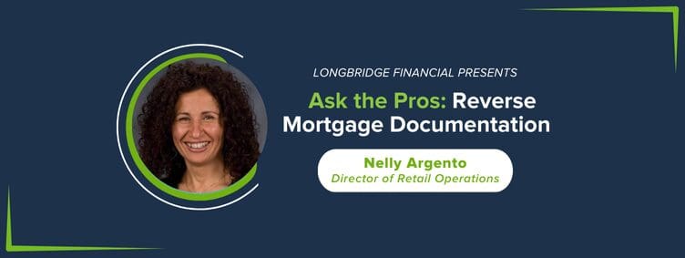 banner image featuring text "ask the pros: reverse mortgage documentation" and business headshot