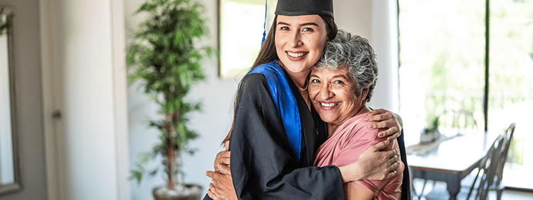 grandmother-and-graduating-granddaughter-embrace